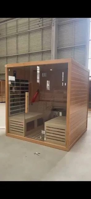 Sauna de Lujo Premium 1.9 m (Vapor Seco + Infrarrojo)