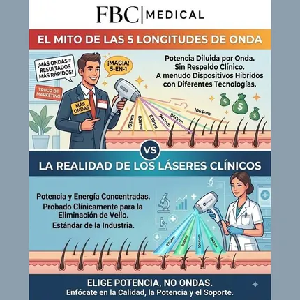 Depilación Láser: Elige Potencia y Calidad Comprobada