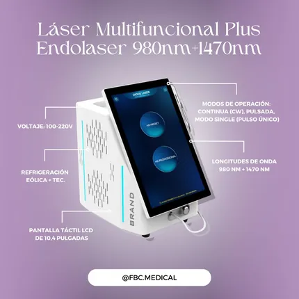 Endolaser 980nm + 1470nm Multifuncional Plus