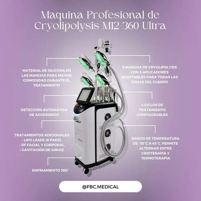 Cryolipolysis M12 360 Ultra