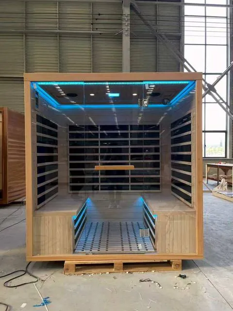 Sauna de Lujo Premium 1.9 m (Vapor Seco + Infrarrojo)