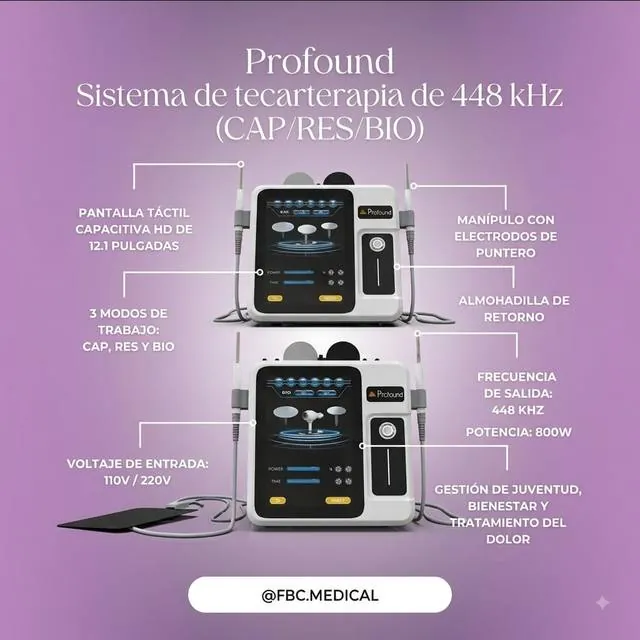 Nubway Profound TECAR 448 kHz (CAP · RES · BIO)