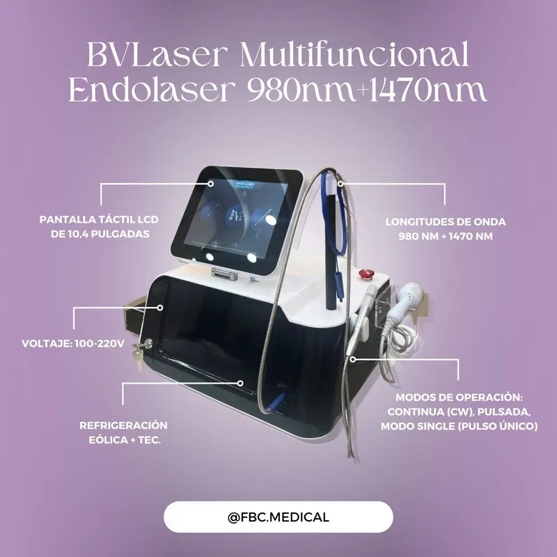 Endolaser 980nm + 1470nm Multifuncional