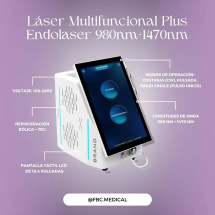 Endolaser 980nm+1470nm Multifuncional Plus
